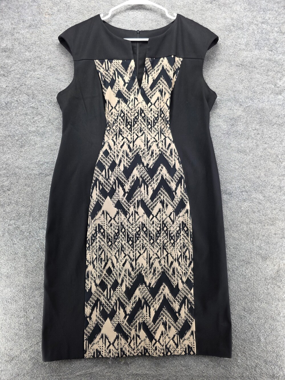 Connected Apparel Dress Womens 16 Sleeveless Black